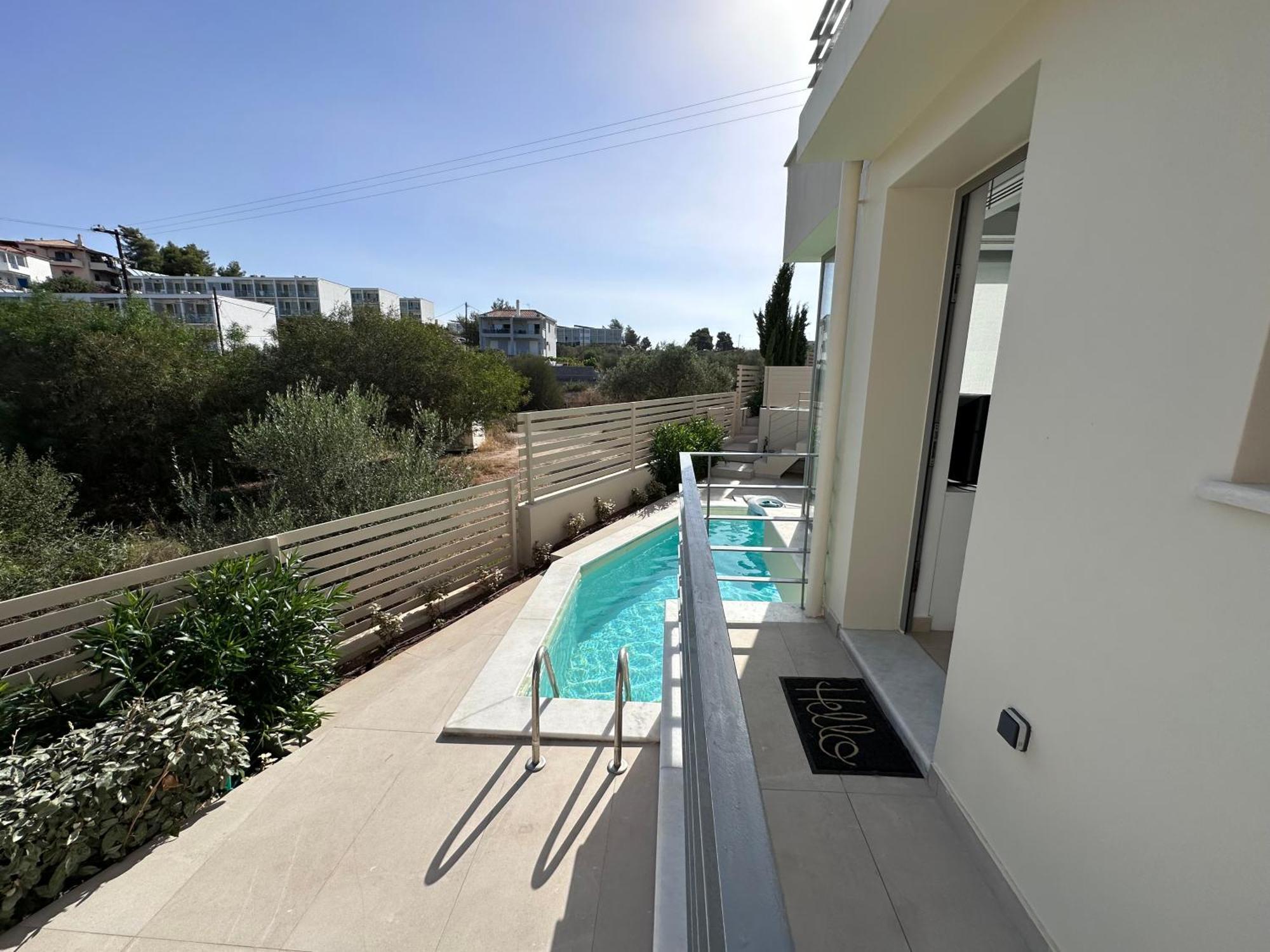 Апартаменти Rvg Rania House With Pool Порто-Хелі Екстер'єр фото